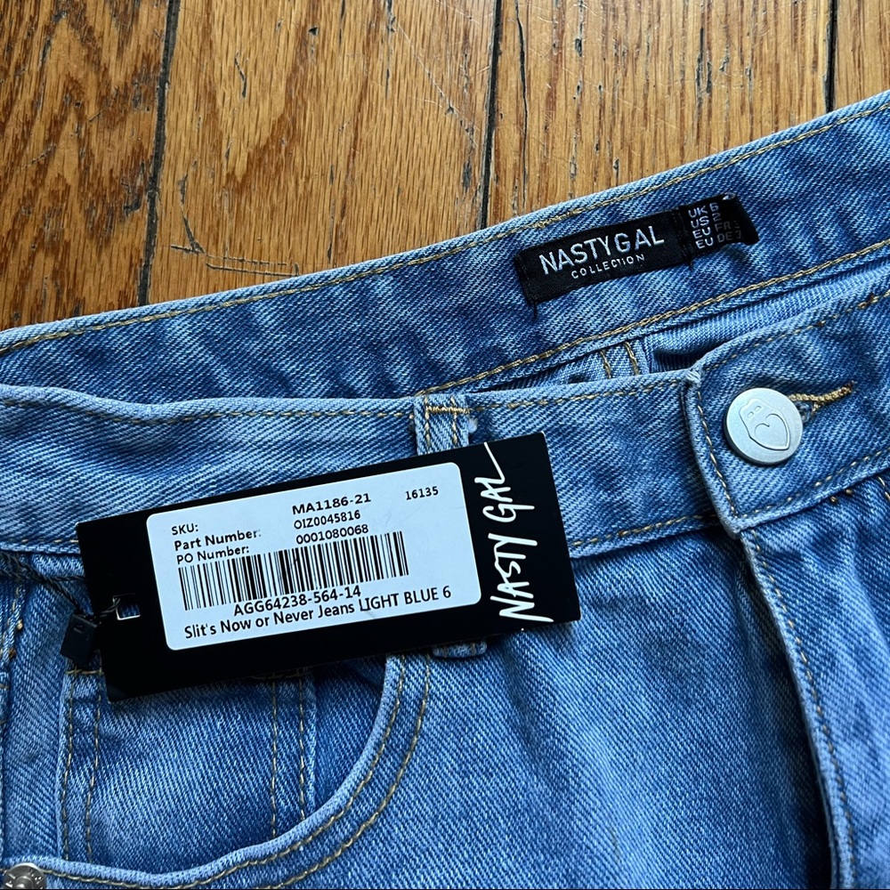 NASTY GAL | split hem jeans. - Picture 5 of 7